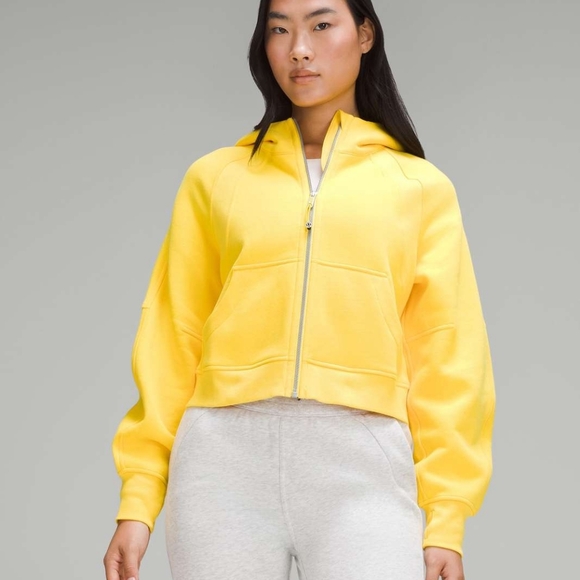 Lululemon Scuba Oversized Full-Zip Hoodie Utility Yellow XL/XXL NWT